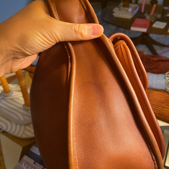 RARE: Vintage Coach Taft Bag 9980 in British Tan - Picture 7 of 8